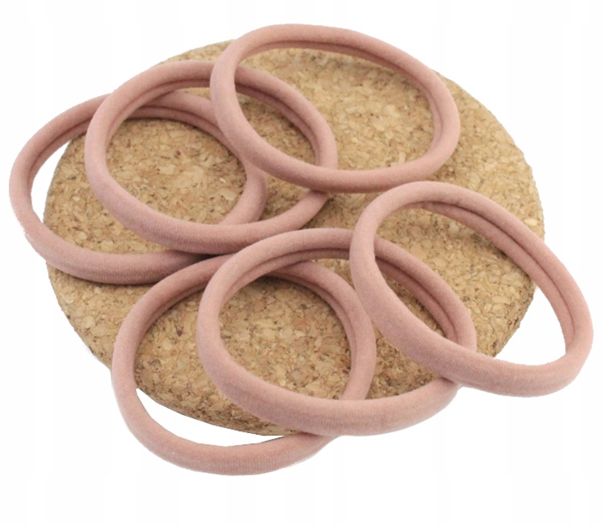 Set van 6 Elastische Haarelastiekjes - Sterk en Duurzaam