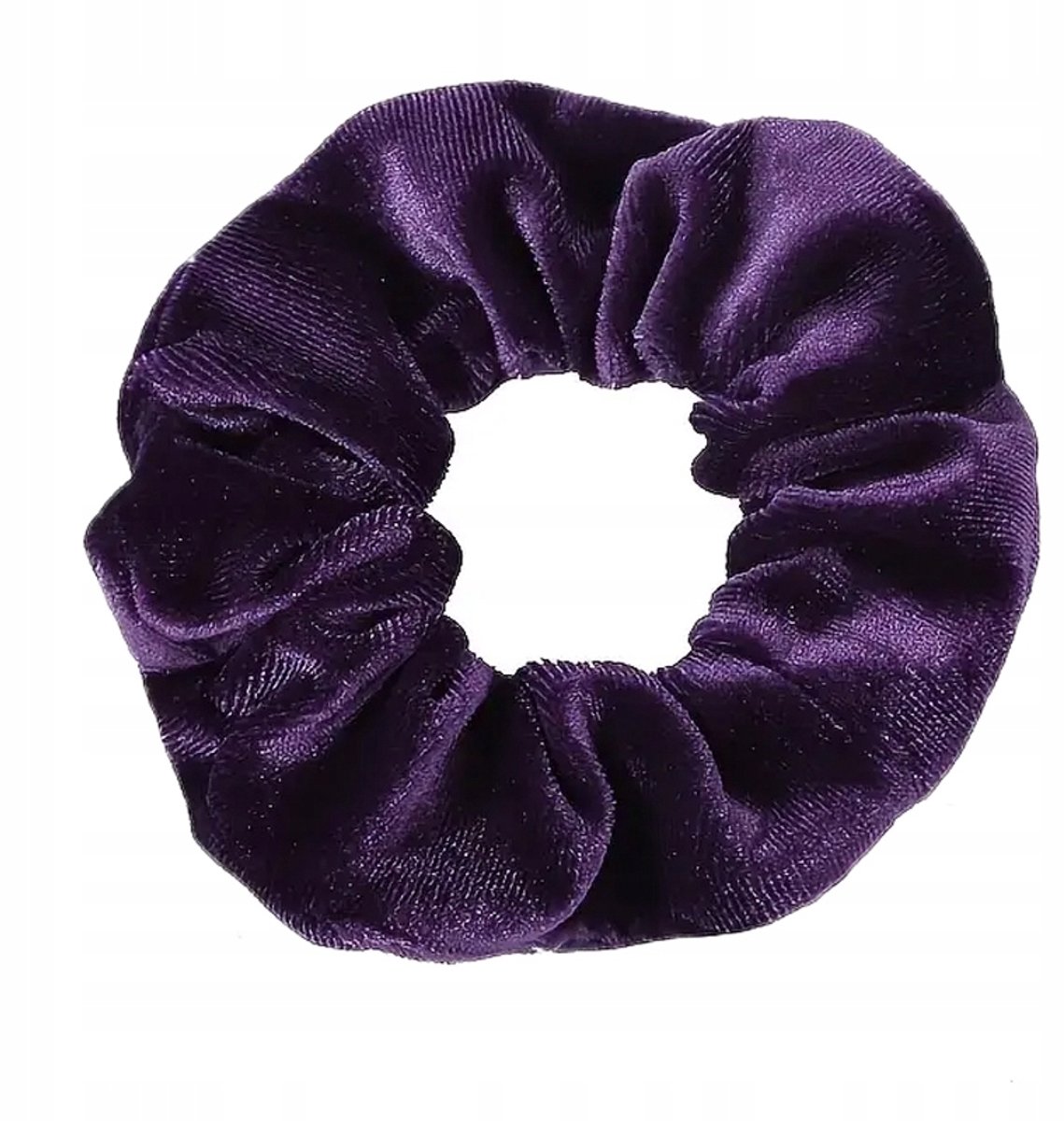 Grote Paarse Velours Haarelastiek Scrunchie - Comfortabel & Stijlvol