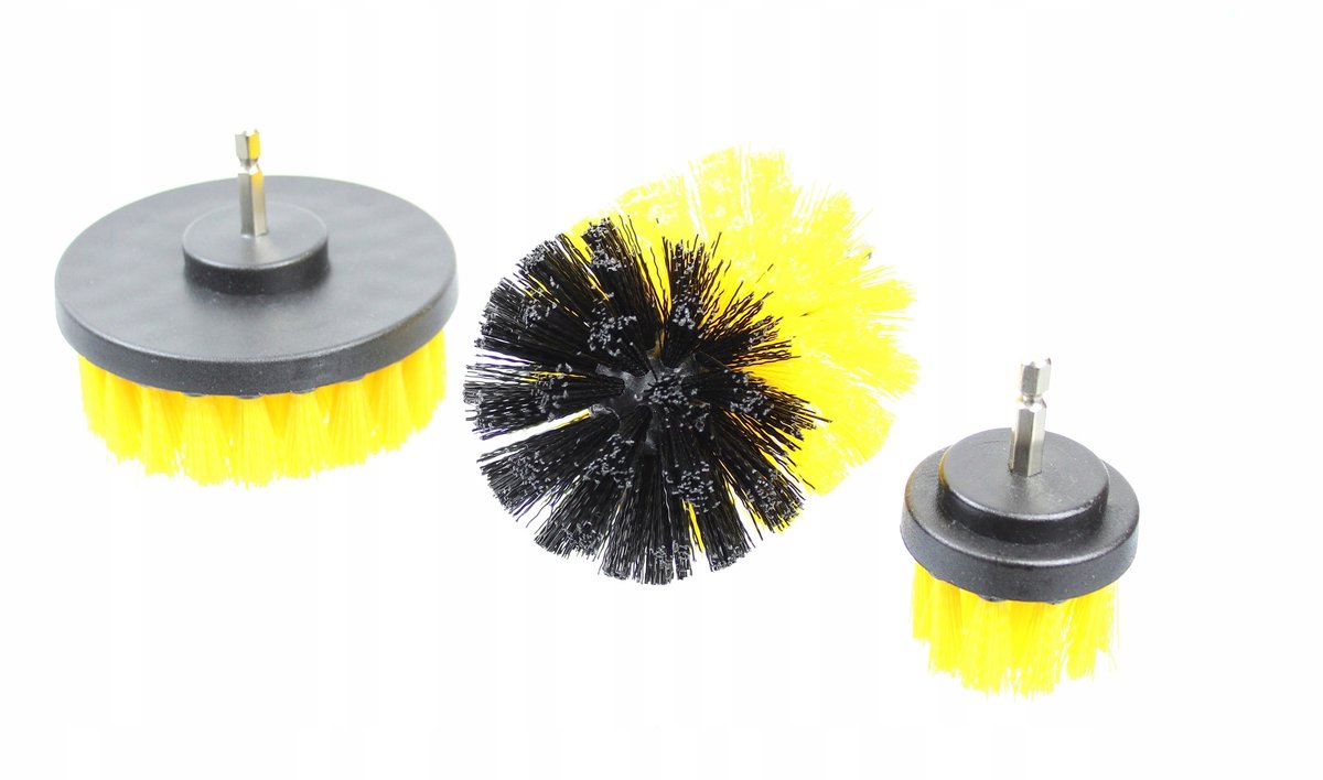 Reinigingsborstels voor Boormachine/Schroefmachine - 3 Stuks Set