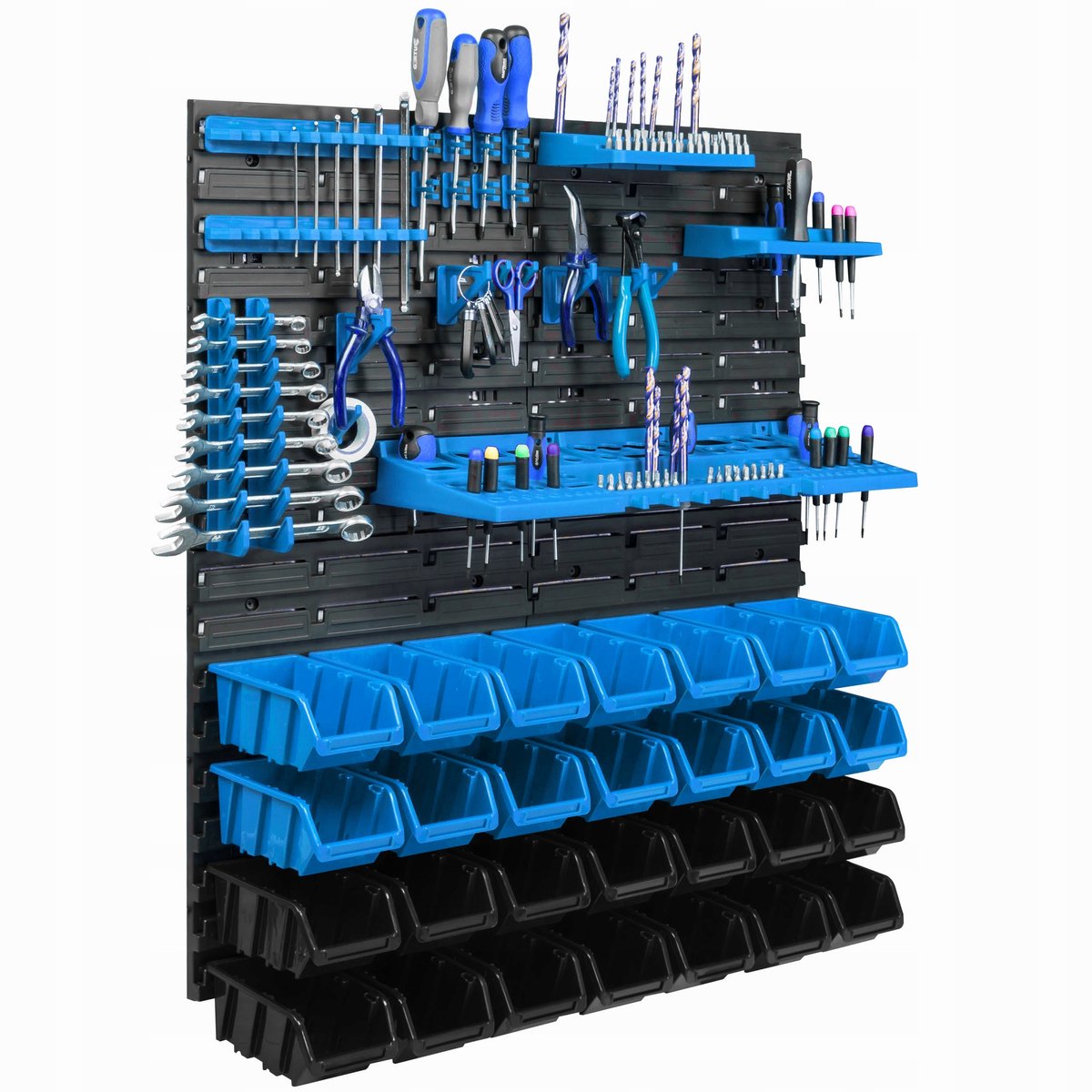 Gereedschapswand Garage met 28 Bakken - 78x78cm