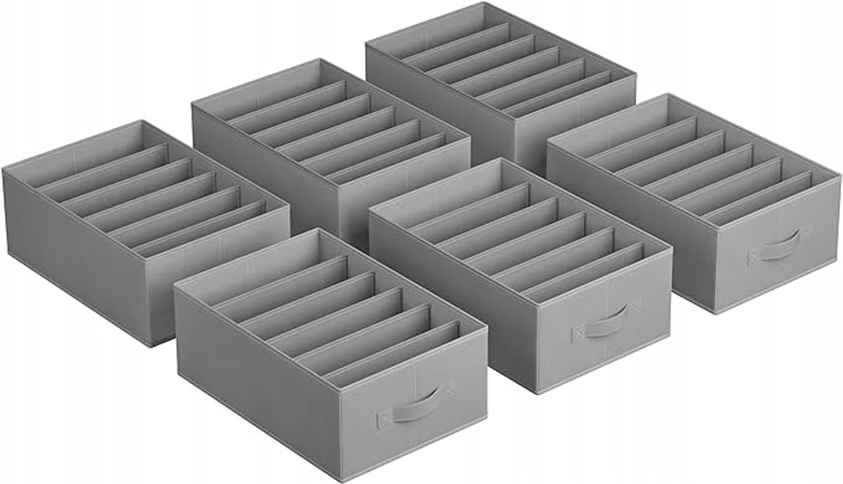Set van 6 Opvouwbare Kleding Organizers voor Lades en Kasten