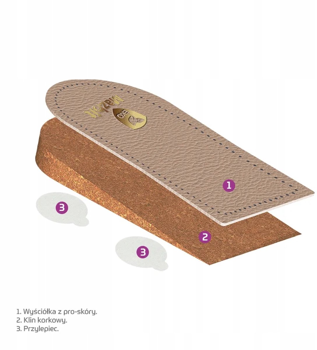 VIVA 10mm Hielkussen voor Beenlengteverschil - Maat 30/34