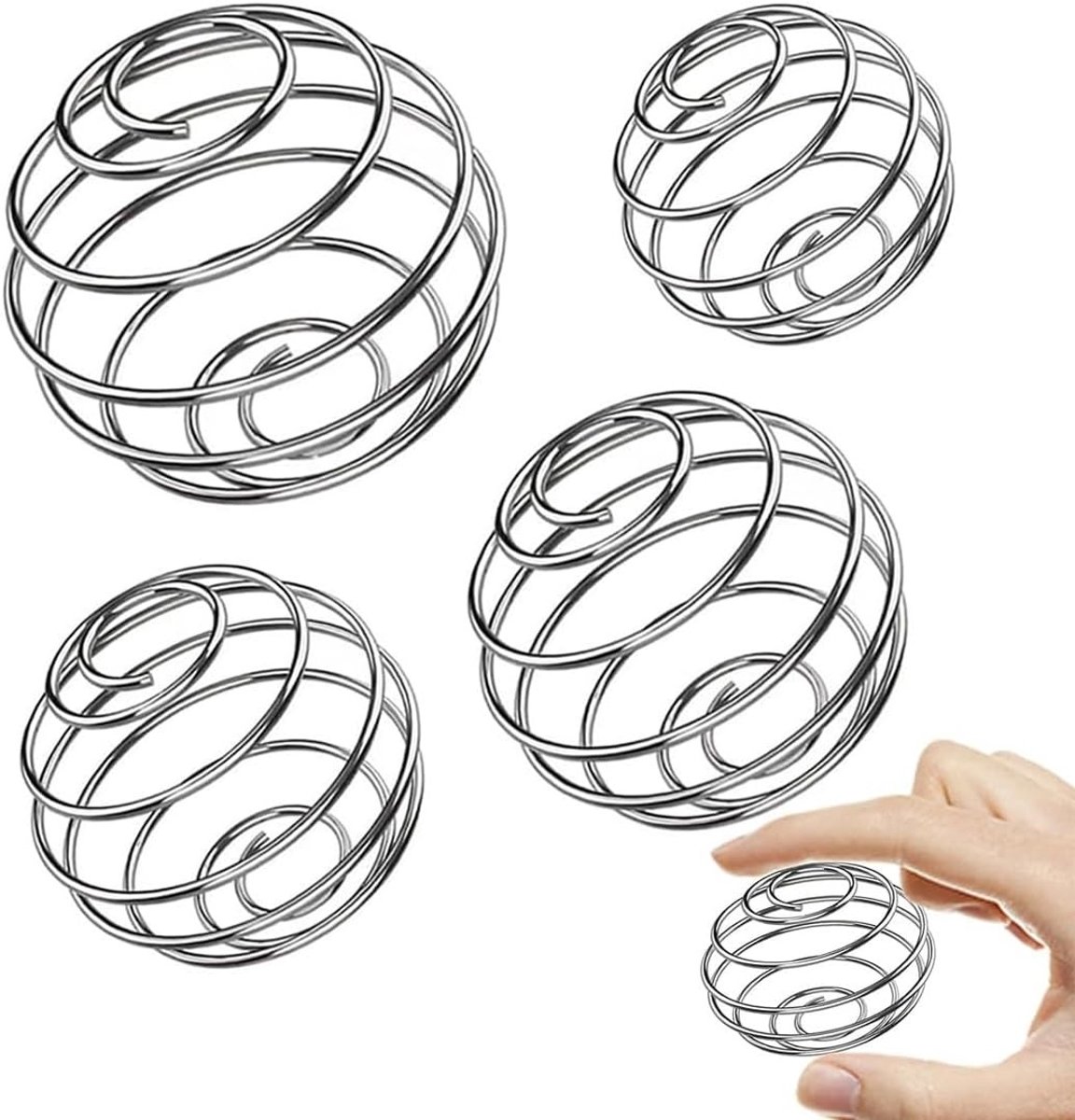 Blenderfles - Zilver - 10 g - Roestvrij Staal met Metalen Bal - Voor Sport en Fitness
