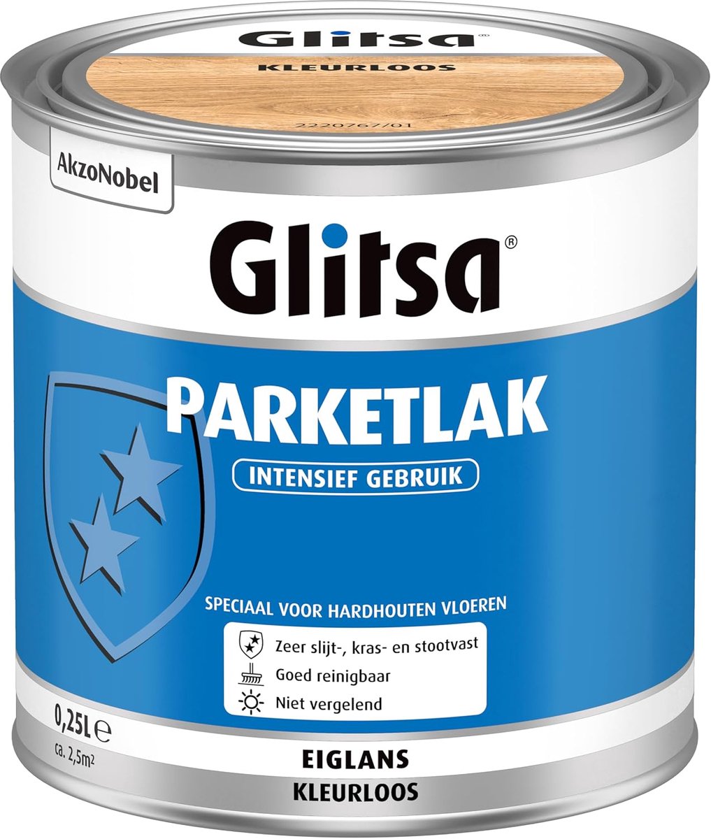 Acryl parketlak 250 ml - Hoogwaardige afwerking - Optimale slijtvastheid - Eenvoudig schoon te maken - ShopVlot