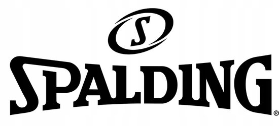 Spalding logo in zwart