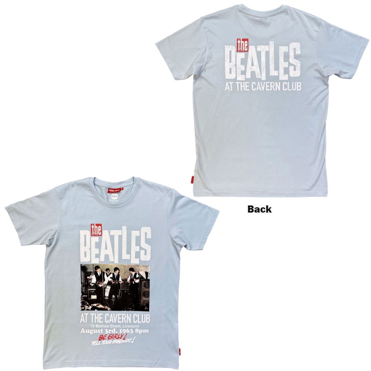 The Beatles - Unplugged Cavern Unisex Tshirt - XL - Blauw
