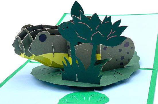 Pop-Up-Groetkaarten – 3D-kaarten met Froschmotief voor verschillende gelegenheden — afbeelding 3