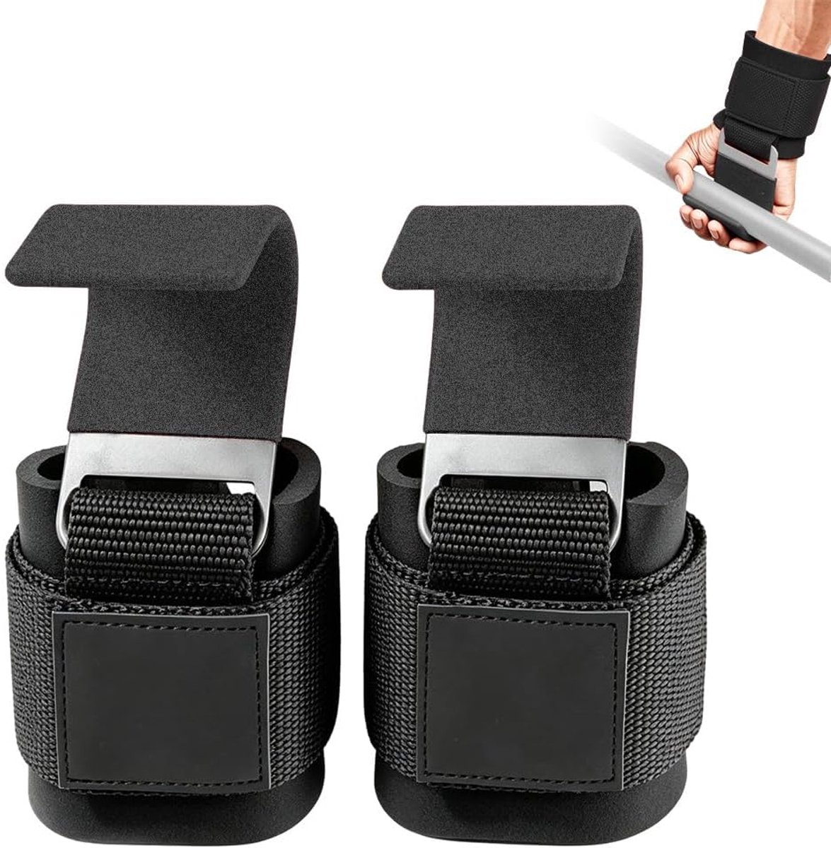 Strength Training Hook, Lifting Straps for Men and Women, Fitness Powerlifting Hook, Pull Aid Gym for Strength Tricamp - ShopVlot