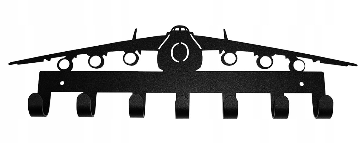 Een hanger voor sleutels en kleding in de vorm van een Antonov-vliegtuig