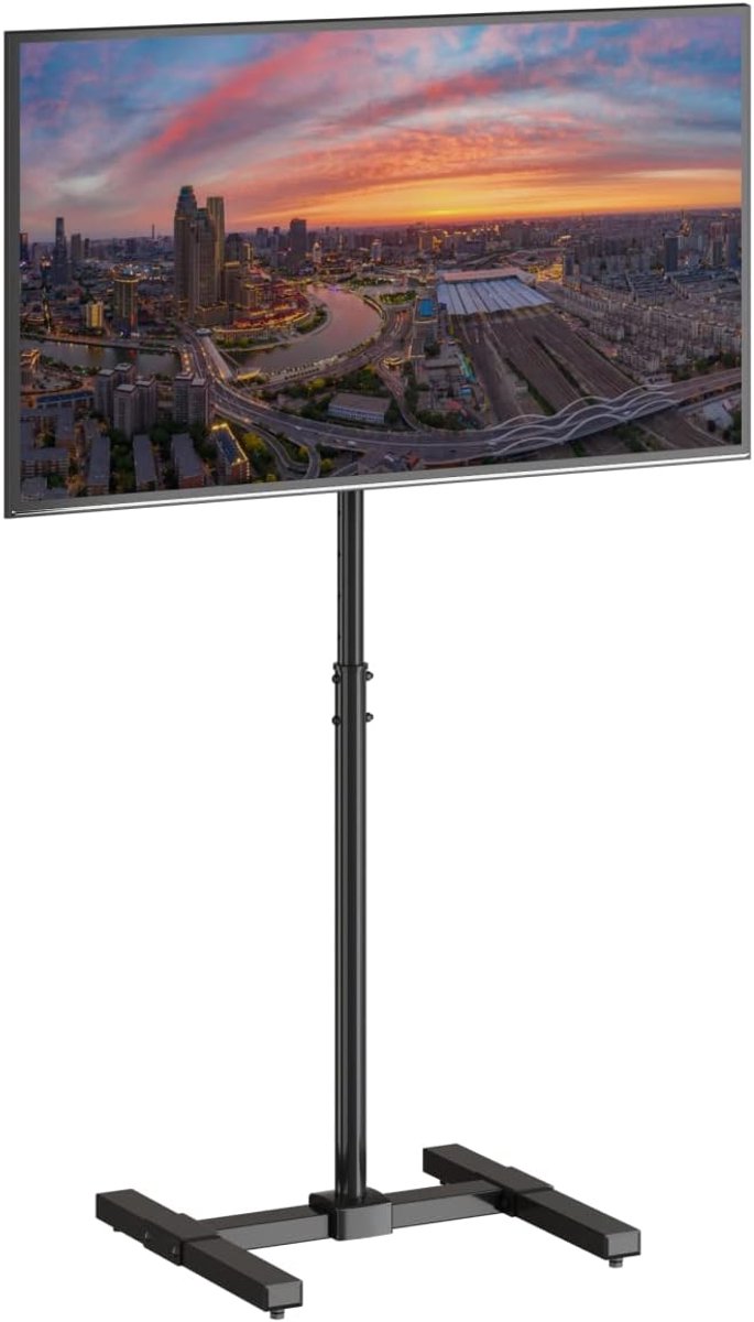 TV standaard - hoogte verstelbaar - tot 42 inch schermen - ideaal voor thuis en kantoor - ShopVlot
