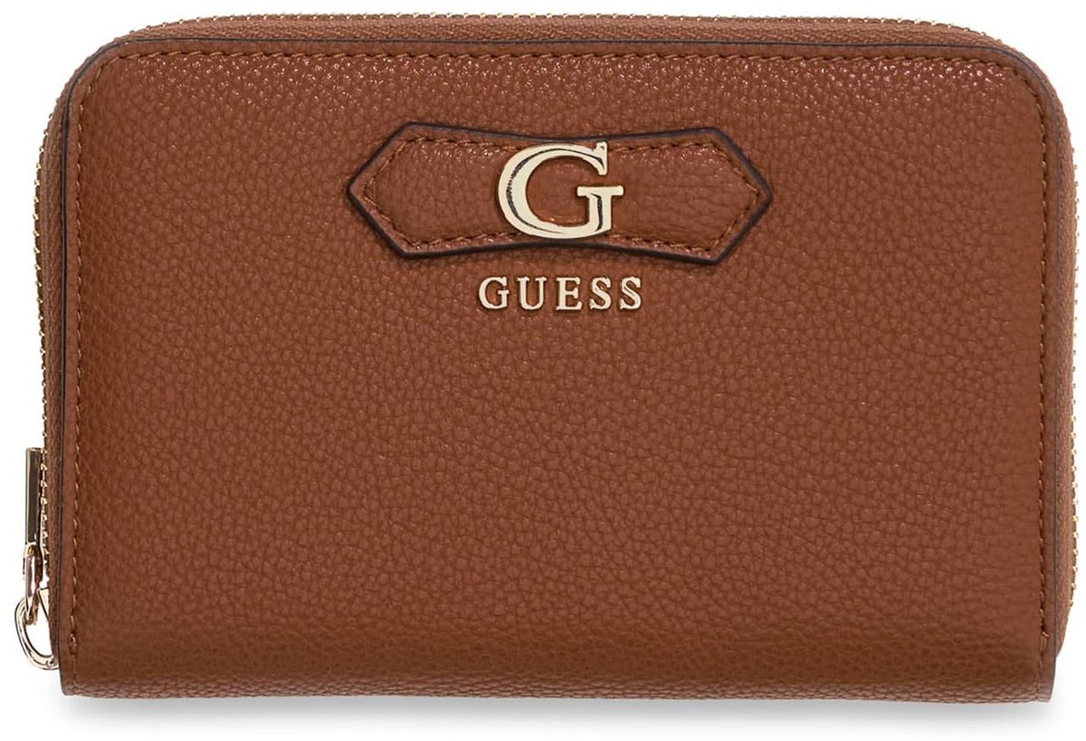 GUESS portemonnee Suzy SLG Zip Around Wallet Cognac bruine