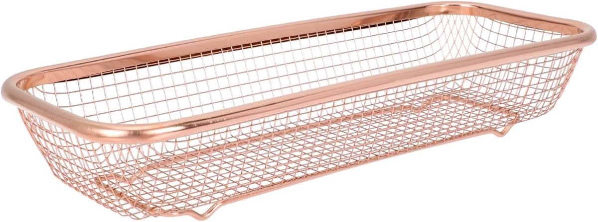 Afdruiprek - Afwasrek - Bestekbak - 1 stuk - afdruiprek flessen - eetstokjes houder - afdruprek - bestekzakjes - Droogrek voor Afwas - Roségoud - rvs