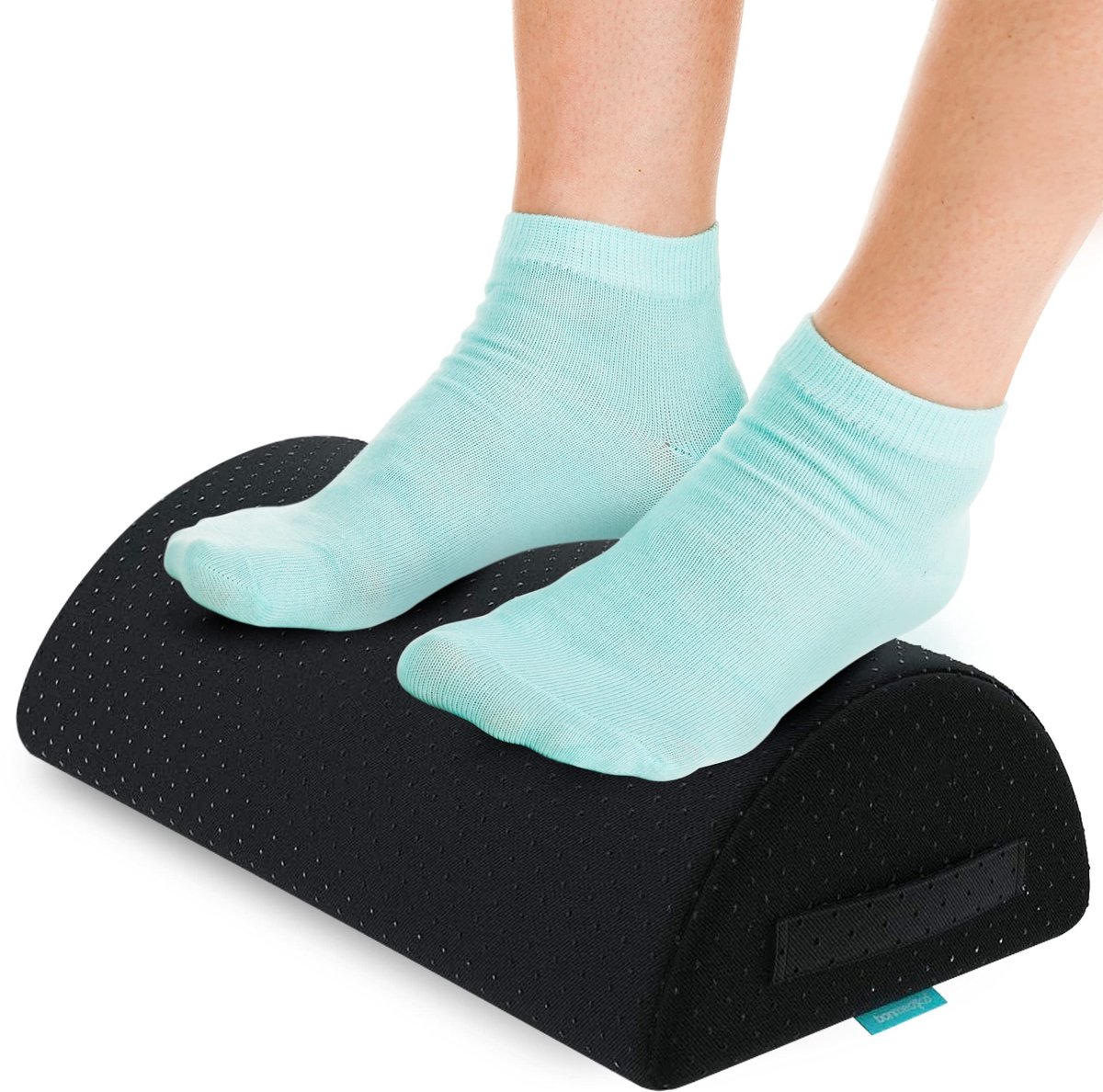 Solidchoice - bonmedico Ergonomische Voetsteun 3-in-1 - Zwart, Ideaal voor Thuis en Kantoor