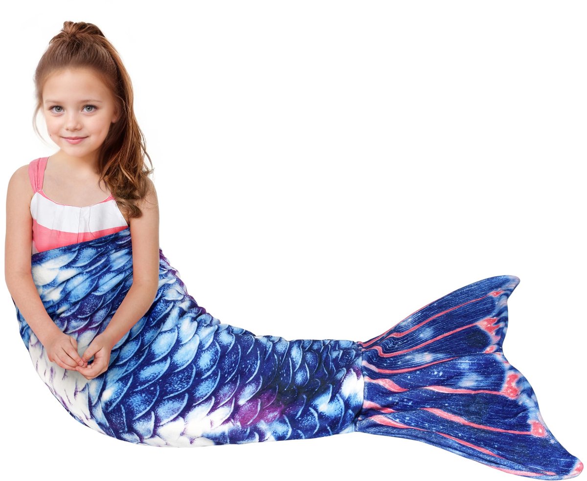 Solidchoice - Mermaids Deken met Staart voor Meisjes - Kleurverandering