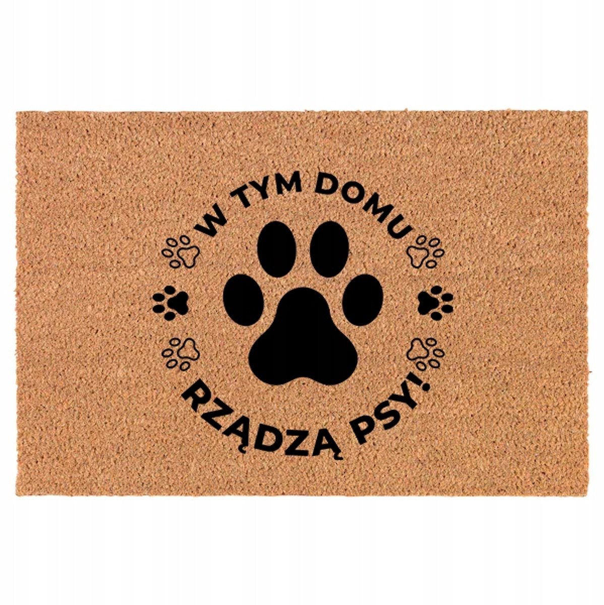Kokosmat met tekst en grappige motieven - Duurzaam & Antislip