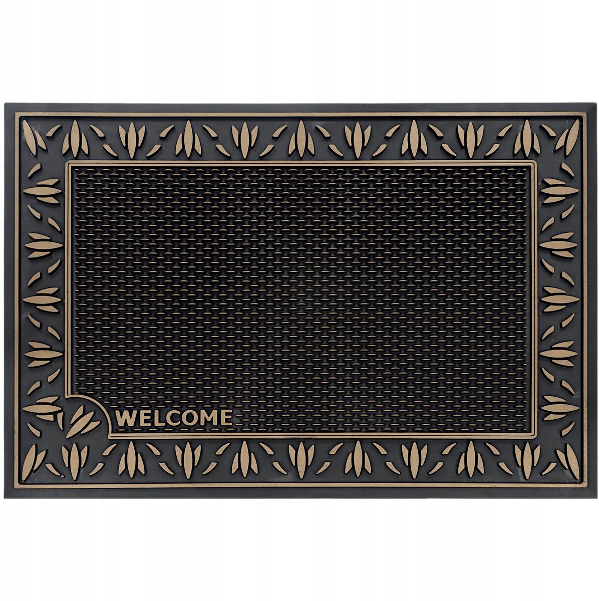 Premium buitenmat deurmat 55x78cm bruin - zwaar en duurzaam