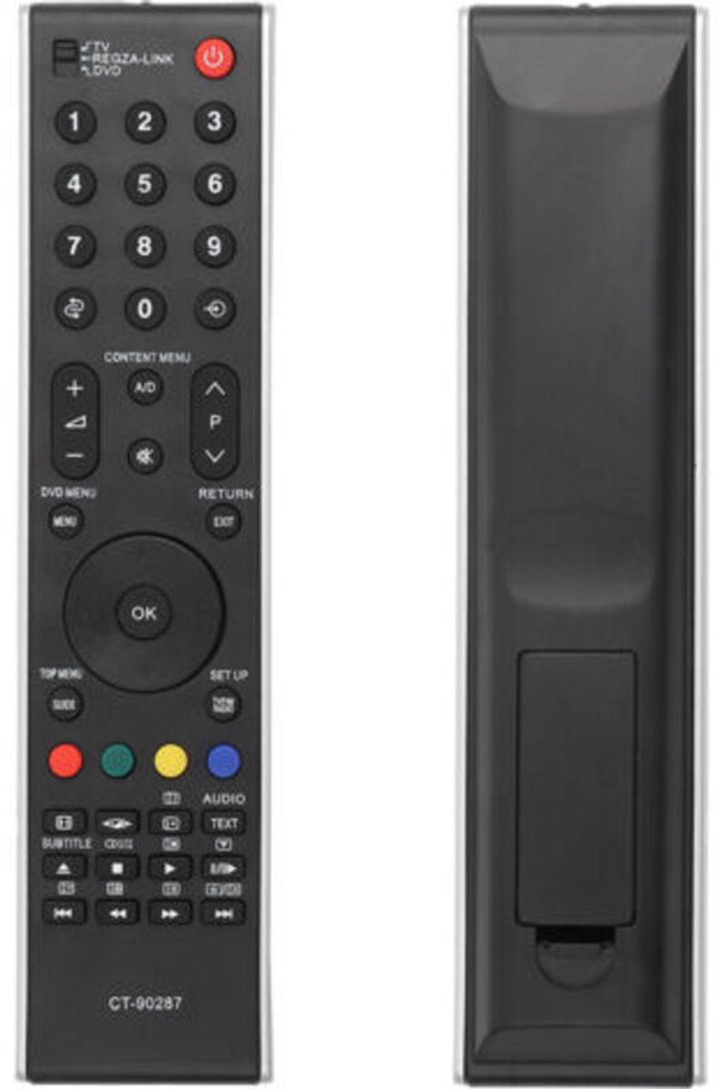Deze tv-afstandsbediening is gebruiksvriendelijk, licht van gewicht en heeft een ABS-behuizing en grote knoppen. Hij is compatibel met de modellen CT90307, CT-90327, CT90273 en CT90274.