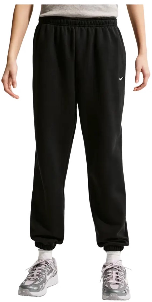 Nike g nsw studio flc loose pnt lbr in de kleur . Zwart