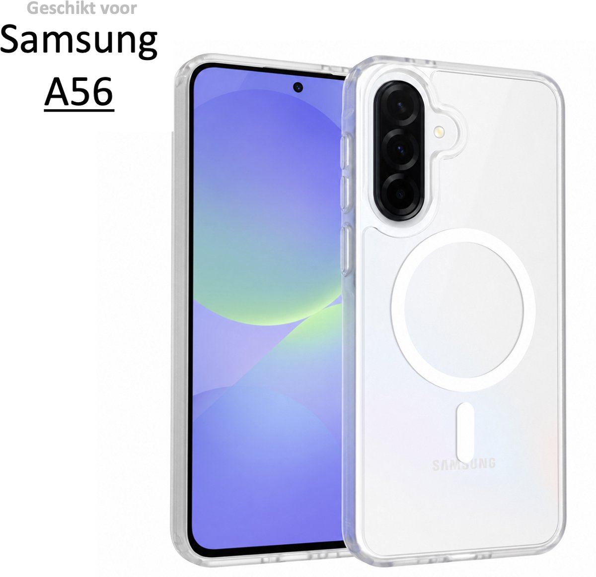 Brosendaal Hoesje - Geschikt voor Samsung Galaxy A56 – Transparant – Telefoonhoesje – Ondersteunt Draadloos Opladen – Ultradun en maximale Valbescherming