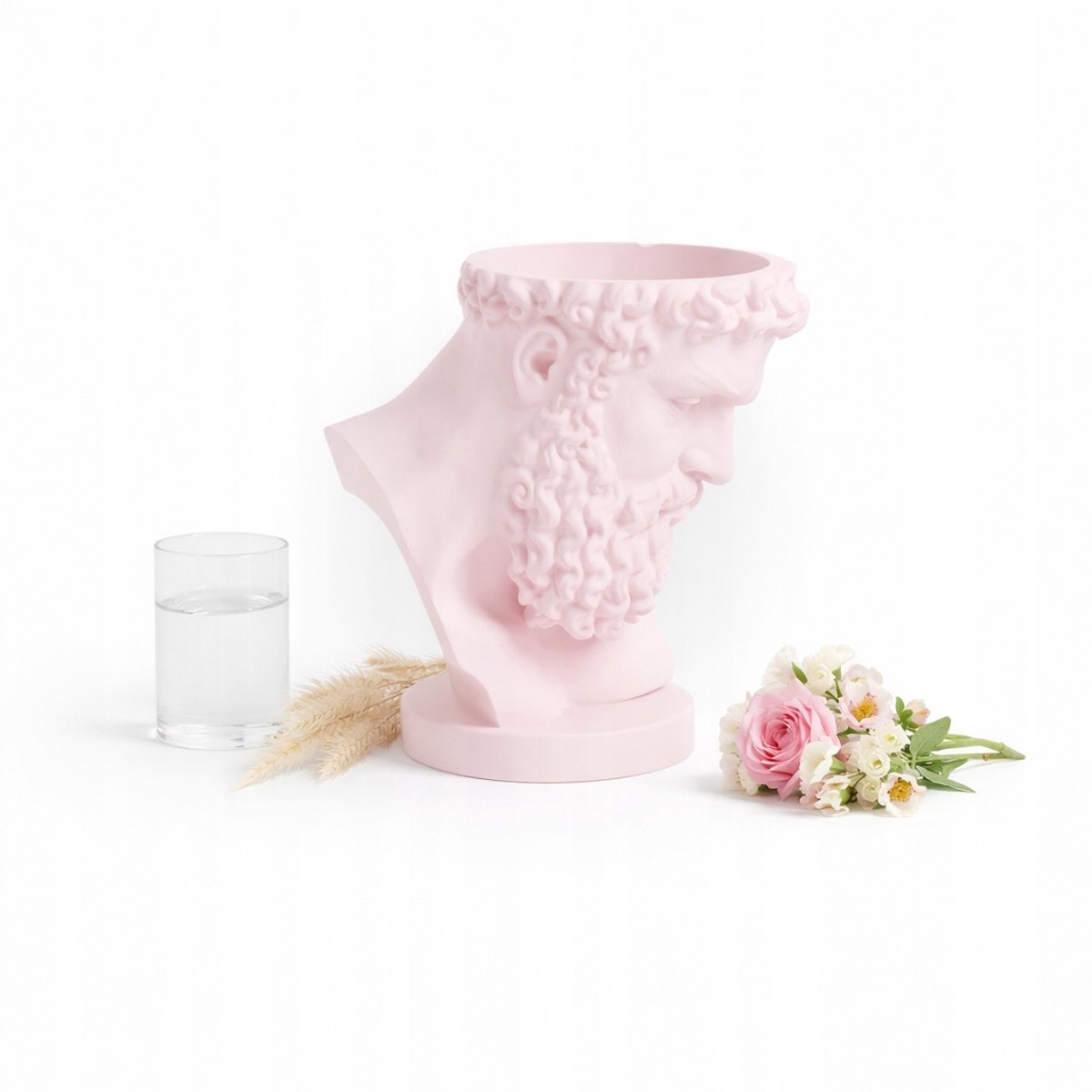 Decoratieve vaas - Mannelijke buste met baard, diverse kleuren