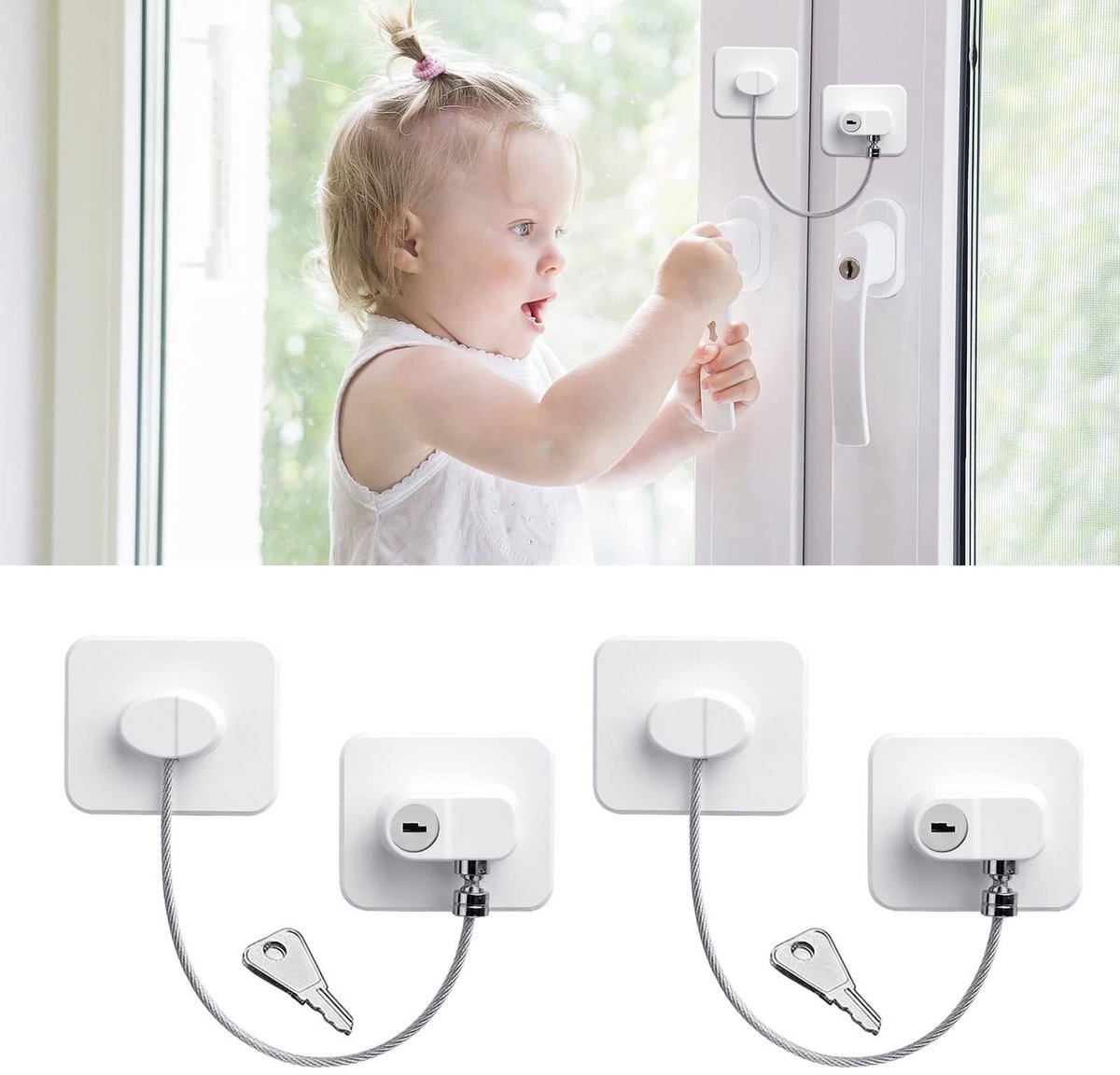 Solidchoice - Multifunctioneel Koelkastslot voor Kinderbeveiliging