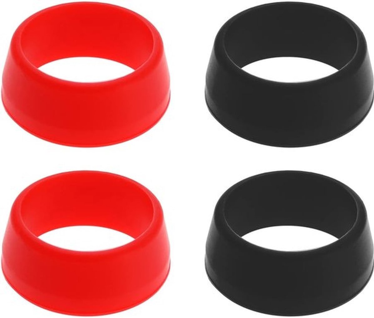 Zadelpen Waterdicht - Siliconen Rubber Ring - Antislip - Beschermhoes - 4x Zadelpen 25-30mm - Hoge Elasticiteit - Zadelpenhoes