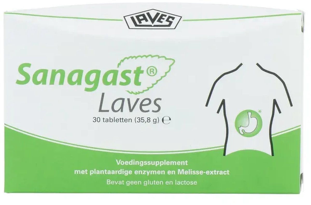 Laves Sanagast Tabletten (30 tabletten)