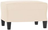 vidaXL - Voetenbank - 60x50x41 - cm - microvezelstof - beige