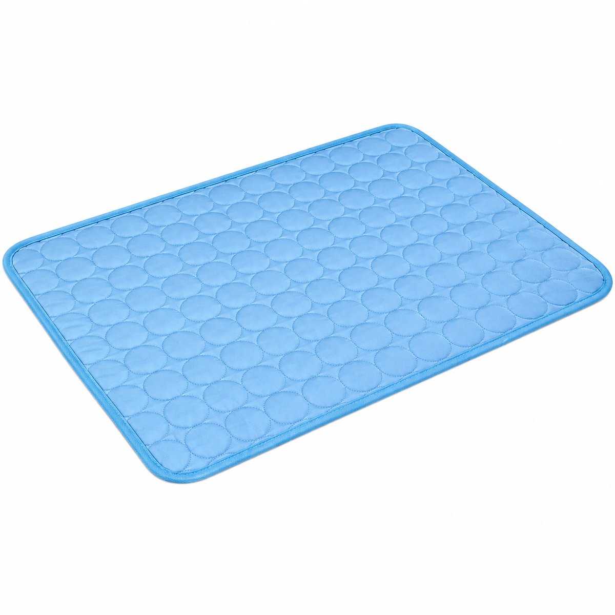 DPLUNIQ Koelmat - Honden - Koeldeken - Katten - Duurzaam - Zelfkoelend - Wasbaar - 100x75cm - Voor Binnen & Buiten - Blauw