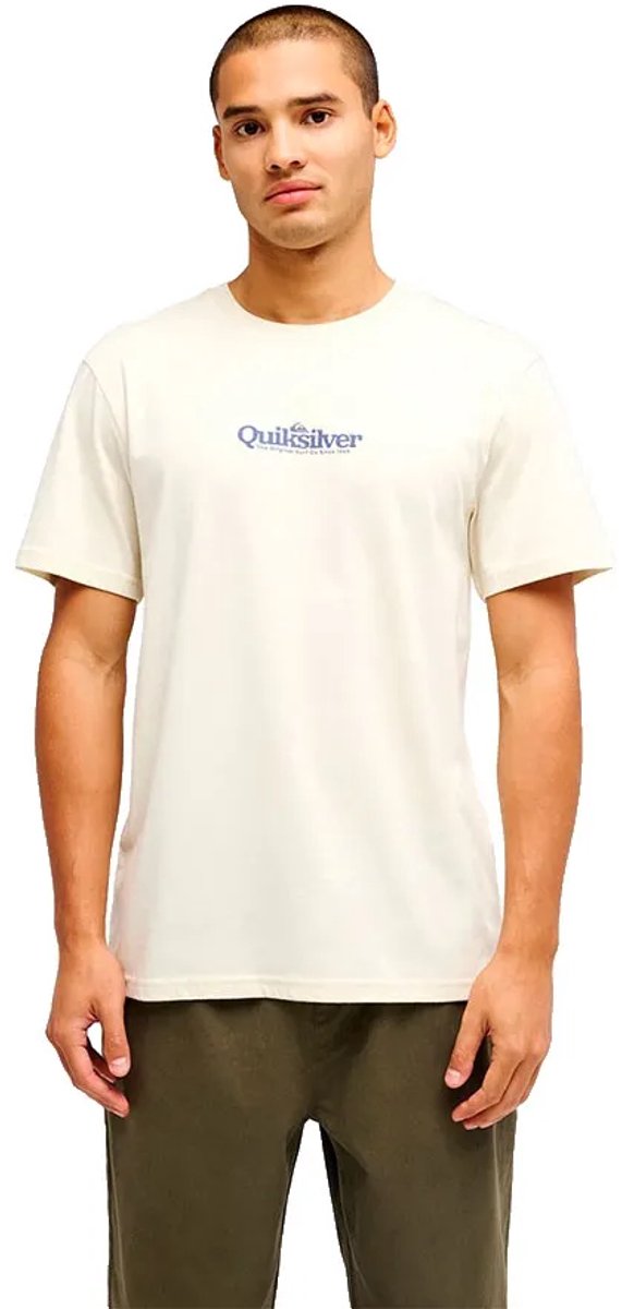 Quiksilver Fineline T-shirt Met Korte Mouwen M Man Wit
