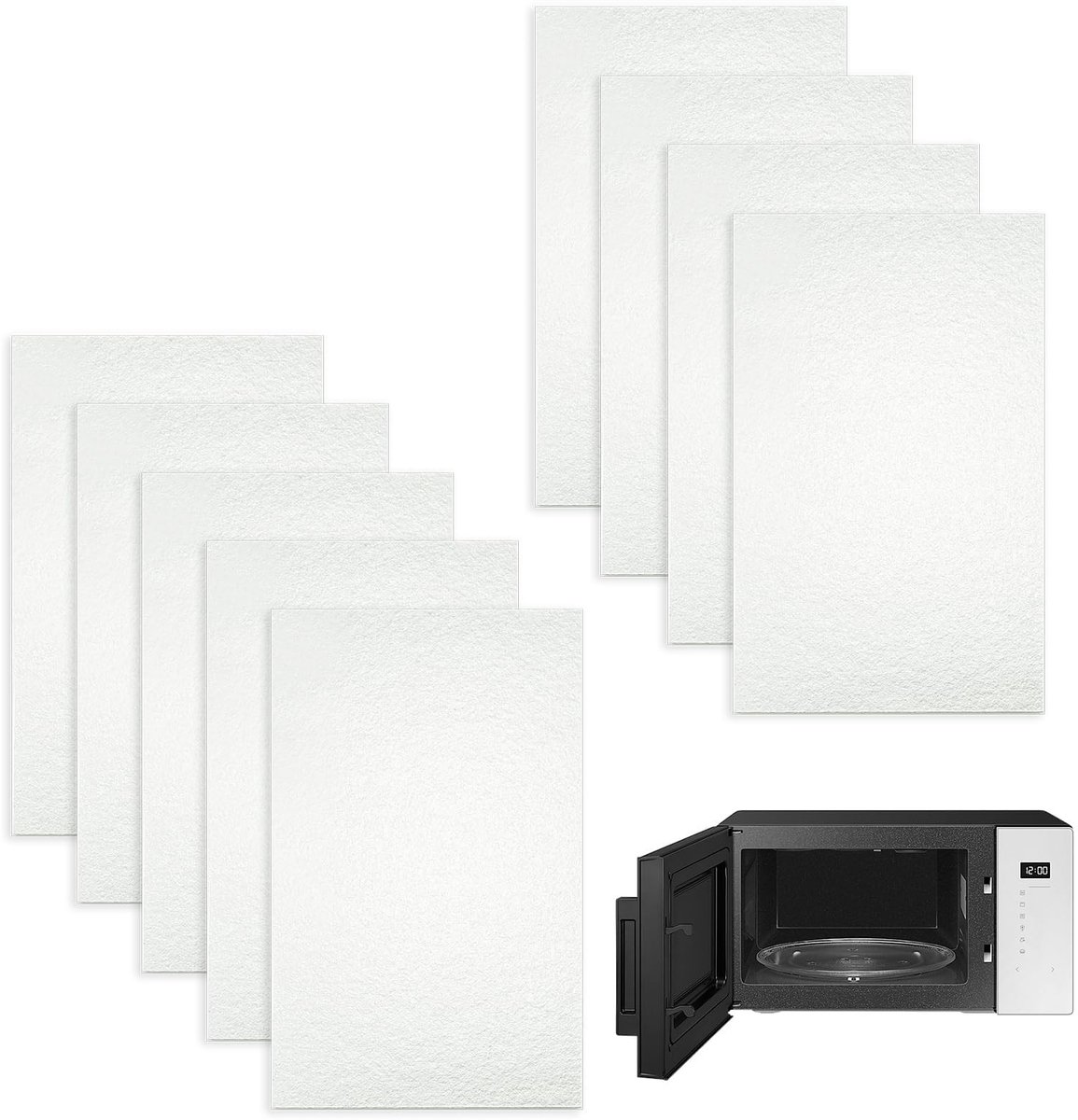 Solidchoice - Set van 9 Mica Platen voor Magnetron