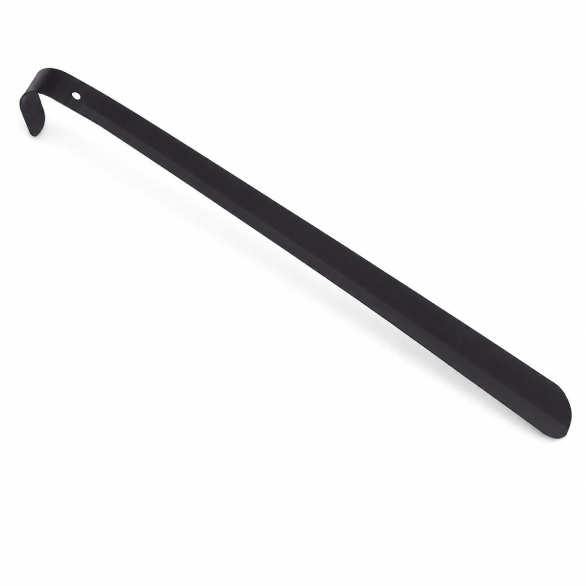 Excellent Houseware Shoe Solutions Schoenlepel - 42 cm - metaal - zwart - met haak - instaphulp voor schoenen - extra lang