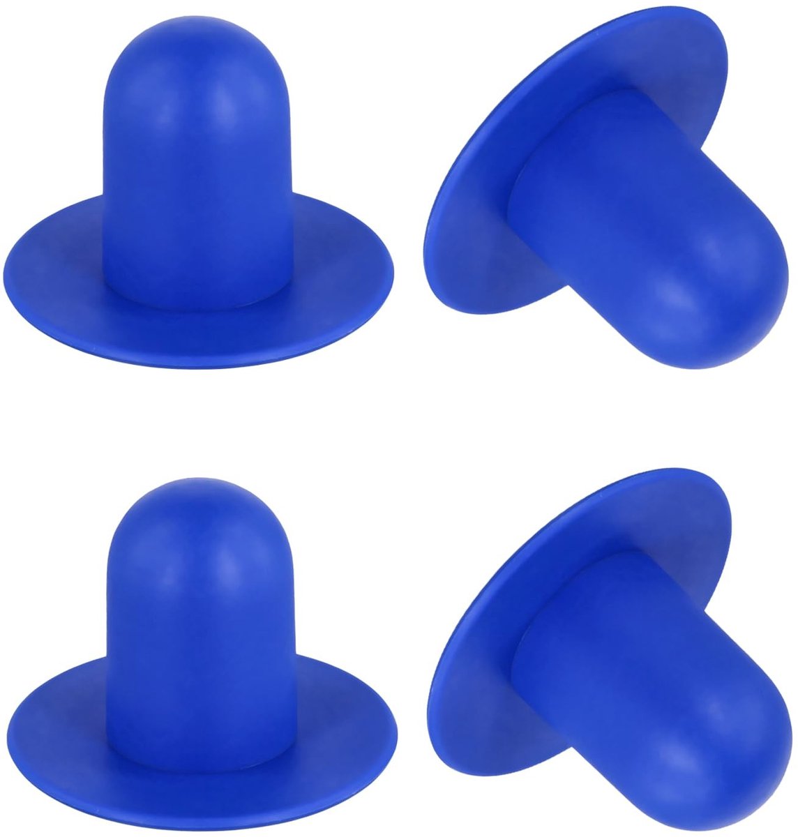 Solidchoice - 4st Zwembadpluggen voor Bovengrondse Zwembaden - Rubber Pompfiltergatstoppers