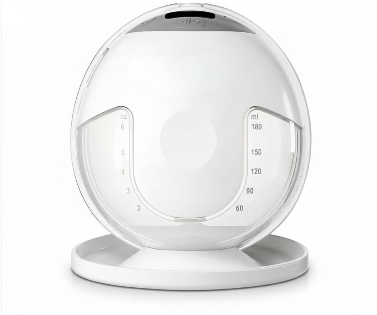 KAD® Borstkolf - Draadloze Borstkolf - Handsfree Borstkolf - Handkolf - Elektrische Borstkolf - Wit - 19cm x 16cm x 9cm