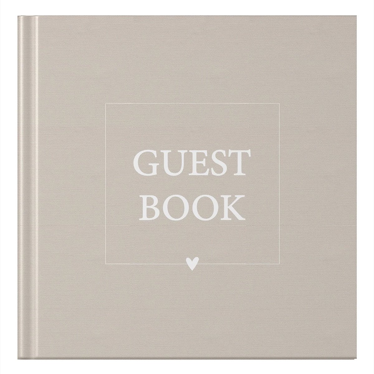 Fyllbooks Guestbook - Linnen Zand - Universeel