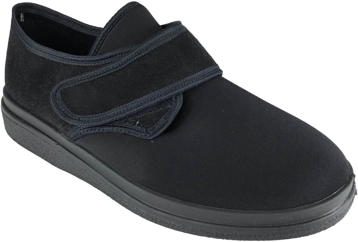 Fischer 13948 zwarte pantoffel met stretch | Steunzolen