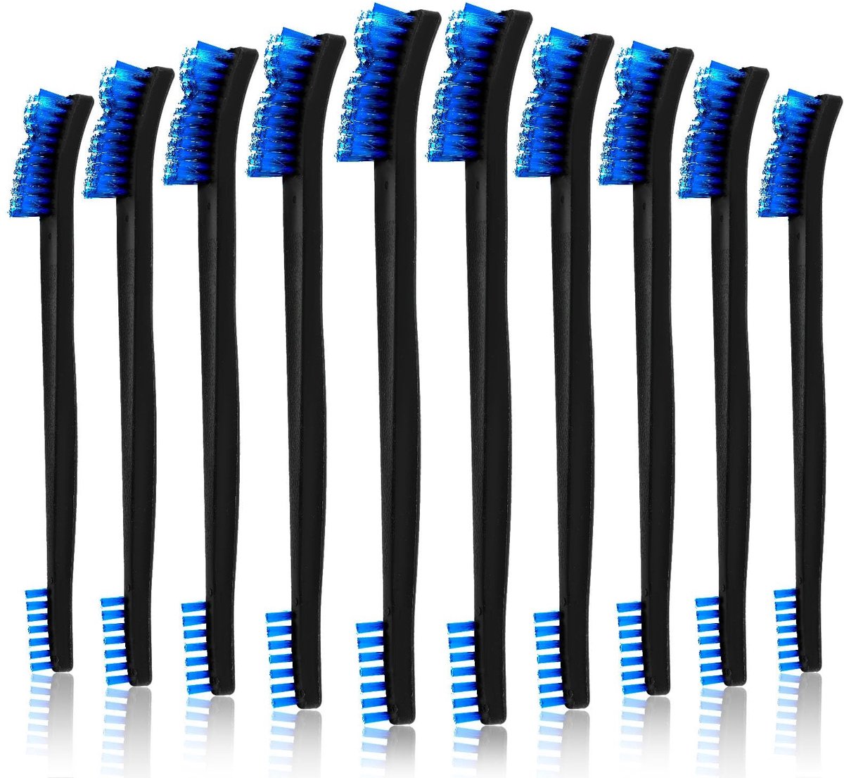 Solidchoice - Dubbelzijdige Nylon Detaillering Spleetborstels - 7 Inch Universele Reinigingsborstel