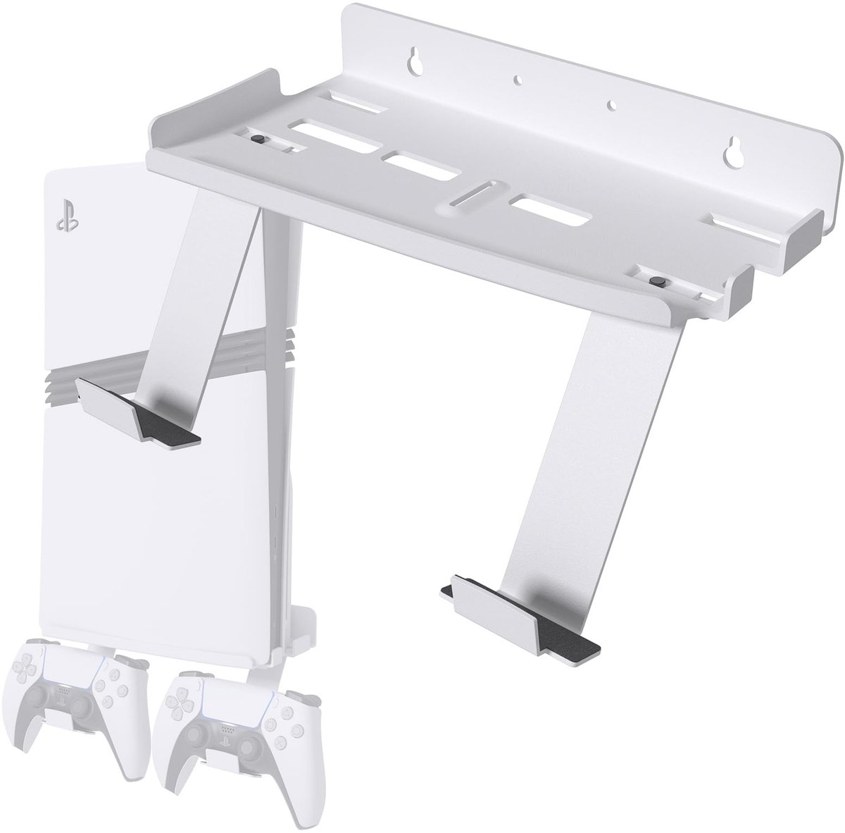 Solidchoice - Wandmontage voor PS5 Pro en Slim Console met Controller Houder