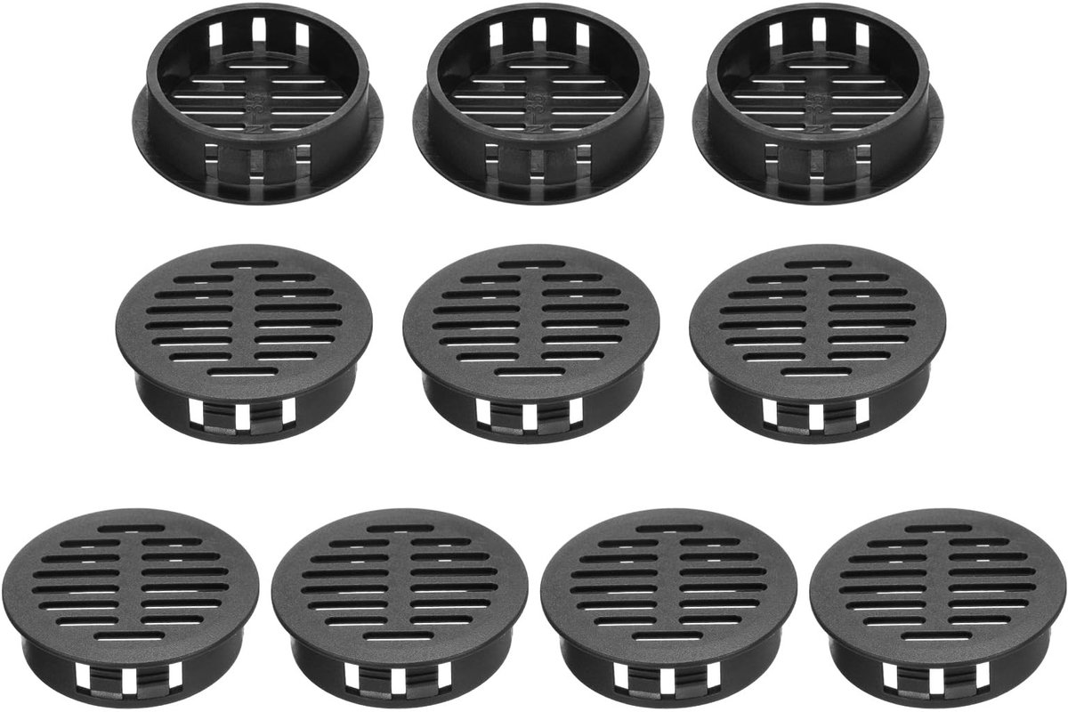 Solidchoice - Set van 10 Ventilatieroosters voor Badkamer en Keuken