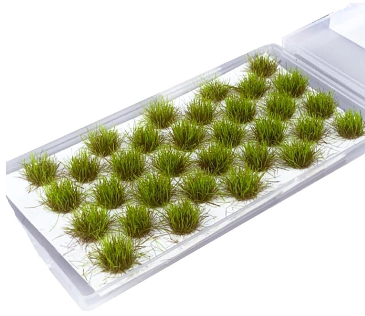 Solidchoice - 32 Stuks Kunstgras Planten voor Modelbouw