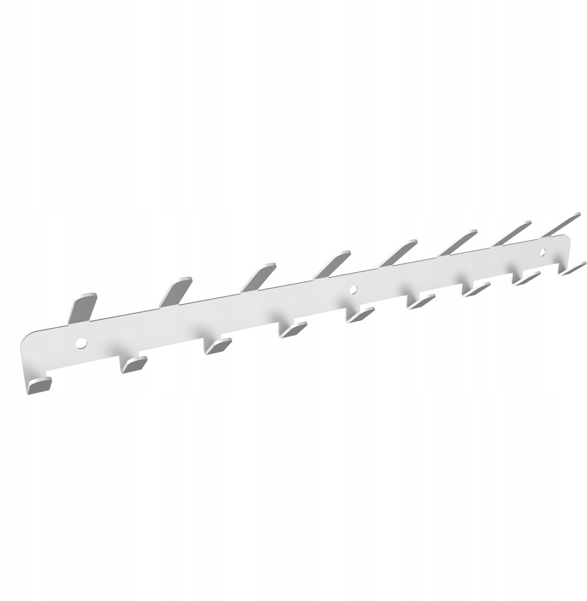 Witte Wandkapstok Metaal 17 Haken Loft Stijl
