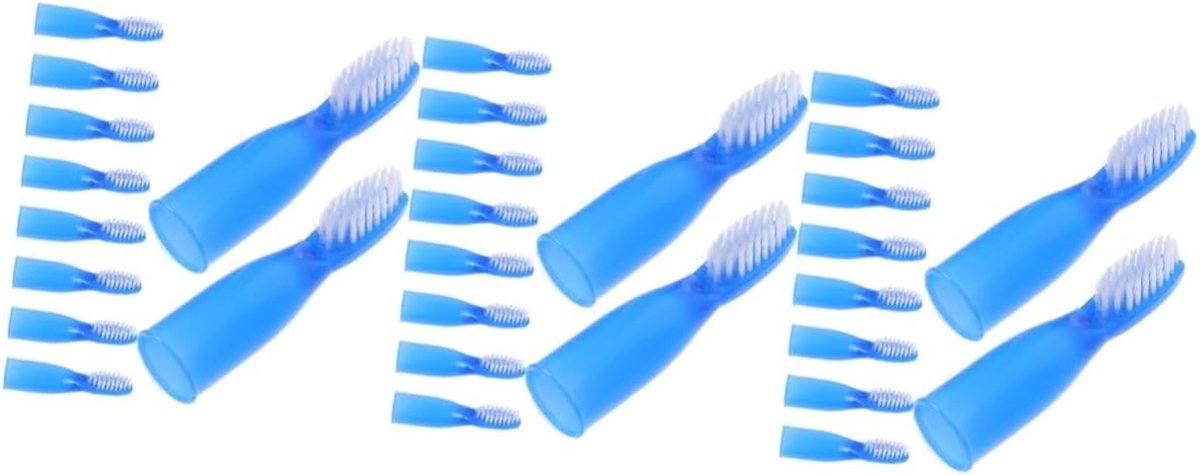 Mini Tandenborstels - Kleine Tandenborstels - Dagelijkse Mondhygiëne - Slijtvast Ontwerp - 30 Stuks - Diverse Kleuren