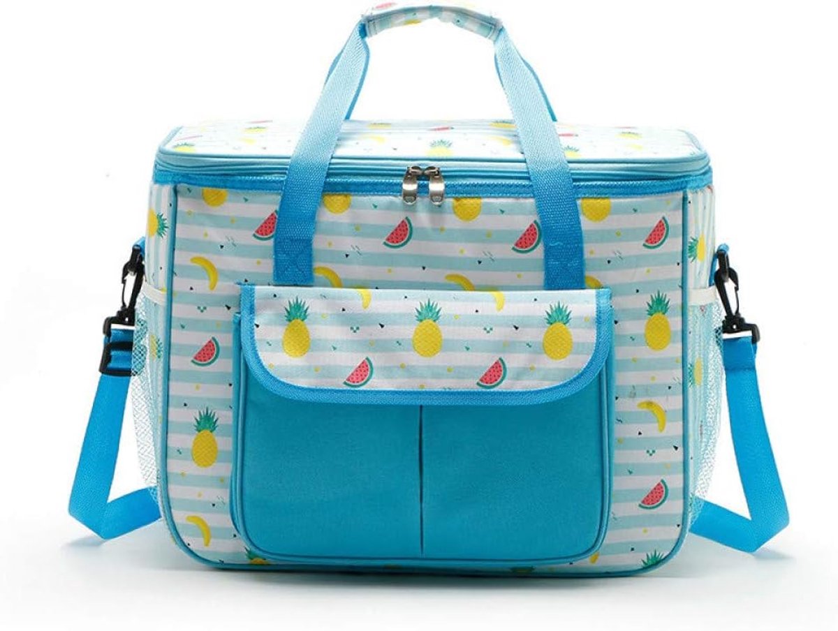 Oxford Cloth waterproof insulation bag 27l shawl outdoor picknic insulation cold ice bag size 41 x 21 x 31cm backpack - ShopVlot