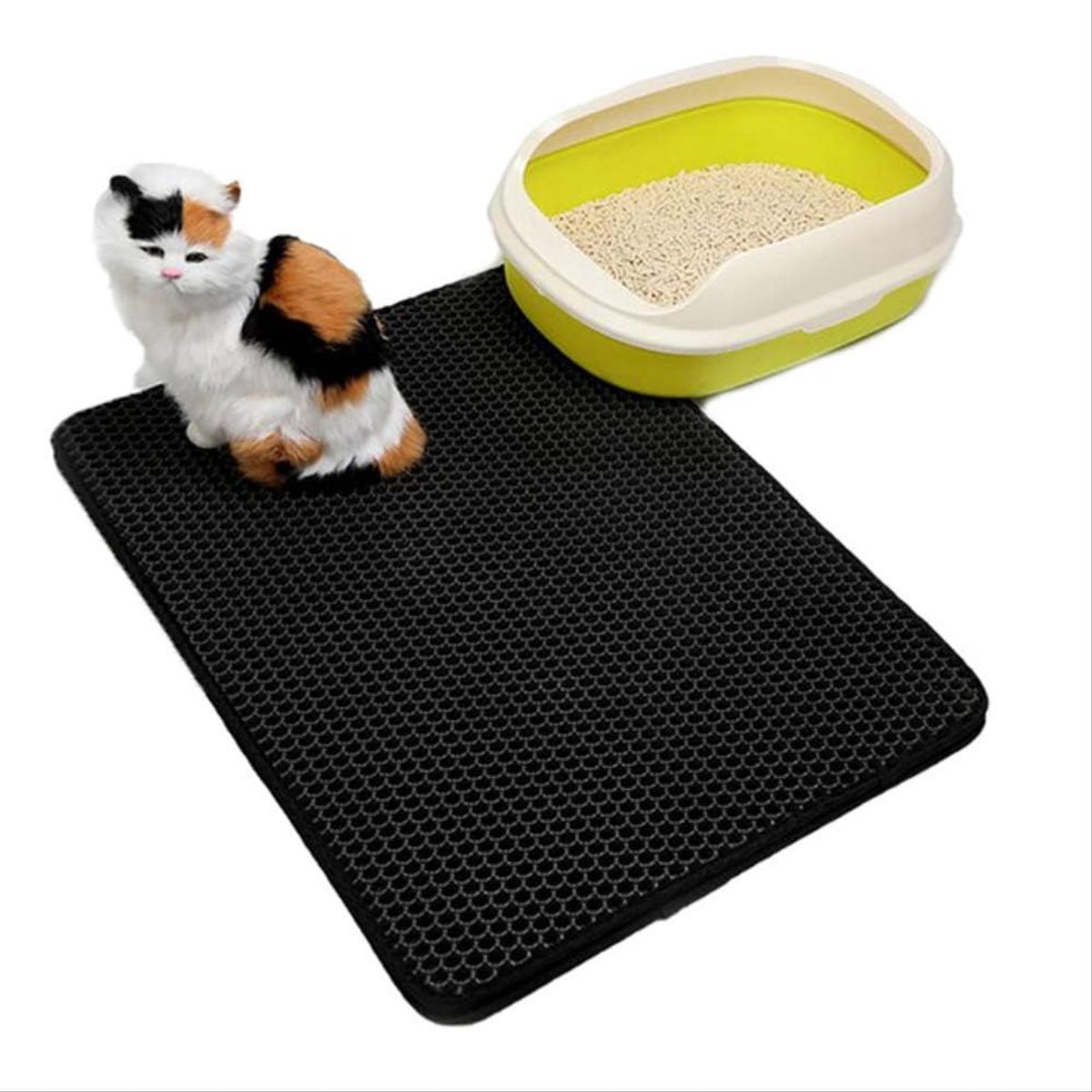 Tappetino Lettiera Gatto Per Gatti Lettiera For Animali Pets Prodotti For Cuscinetti Puliti Per Gatti Eva Doppio - ShopVlot