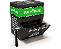 Believa Tattoo Raptors disposable shaver - 100 pieces - black - double edged - disposable shaver for studio & care - ShopVlot
