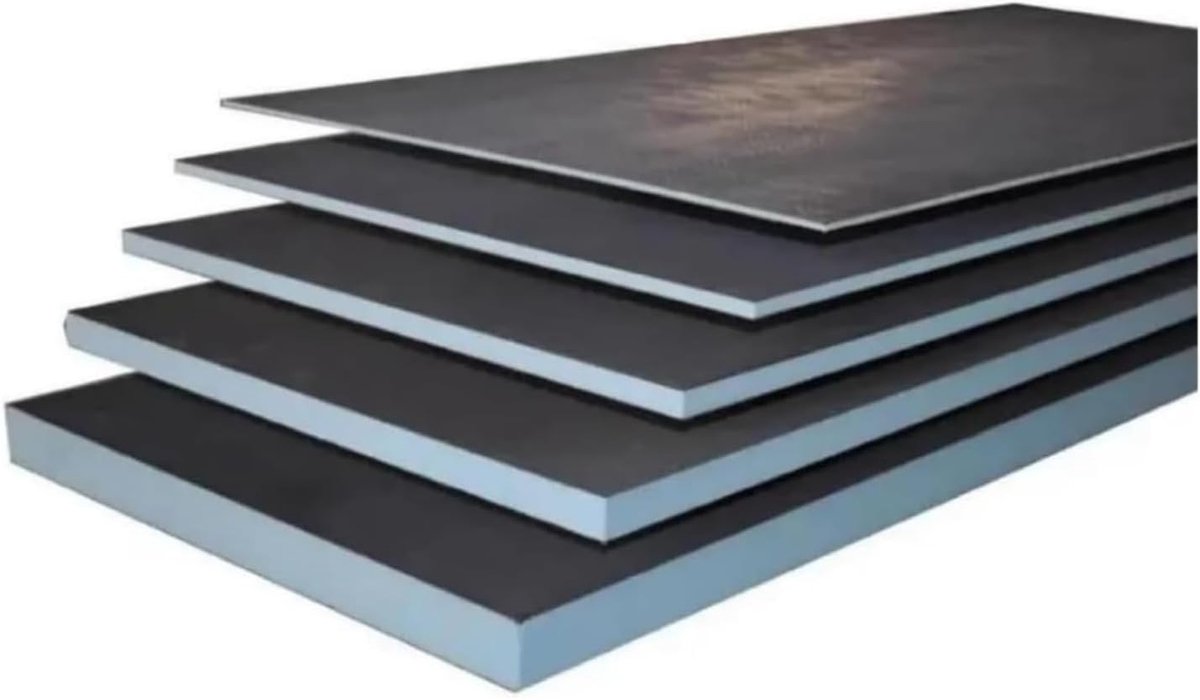 XPS bouwplaat - 10 stuks 1200 x 600 mm (=7,2 m²) - waterdichte bouwplaat voor badkamer en toilet - ShopVlot
