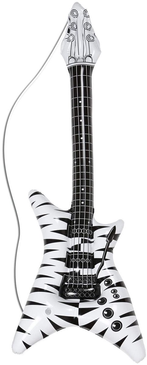 Solidchoice - Opblaasbare Gitaar voor Feestjes en Thema's
