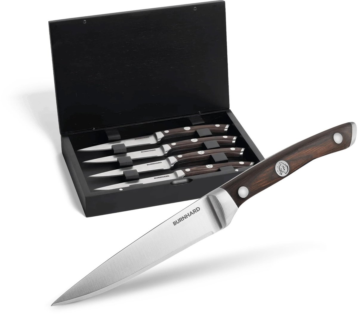 Solidchoice - 4-delige Steakmessenset met Ergonomische Handgreep