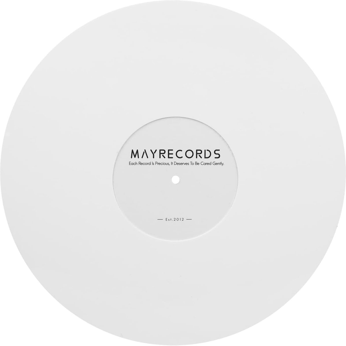 Acryl Draaitafel Onderlegger 30 Cm Vinyl Record Slipmat 3mm Witte Acryl Onderlegger voor LP Platenspeler Vermindert Trillingen & Verbeterde Geluidshelderheid