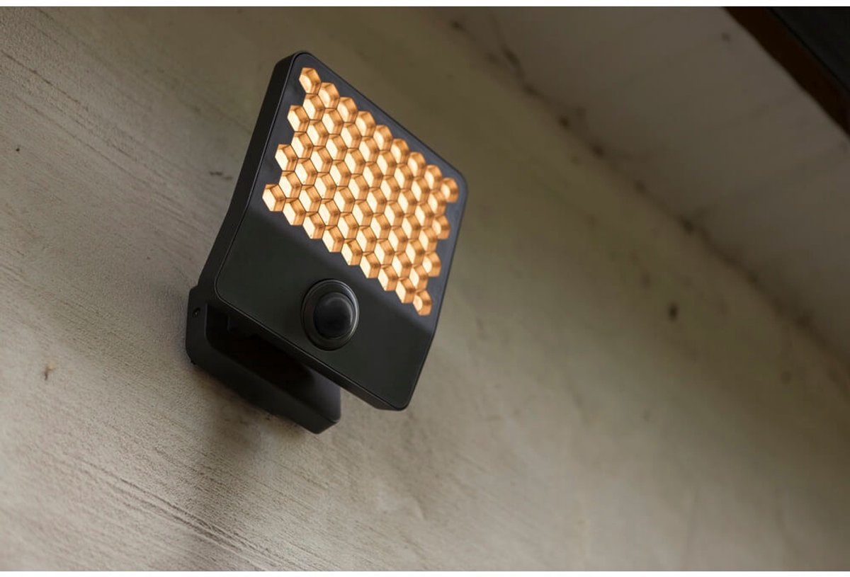 Lutec Atlantis - LED security wandlamp voor buiten - Anti-verblinding
